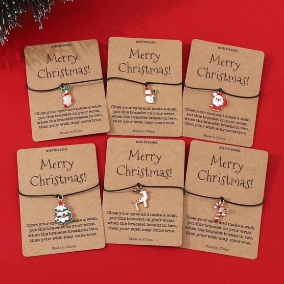 $1 CHRISTMAS TREE MAKE A WISH BRACELET. NEW. $1 WITH ANY $10 ORDER OR MORE - Picture 4 of 14